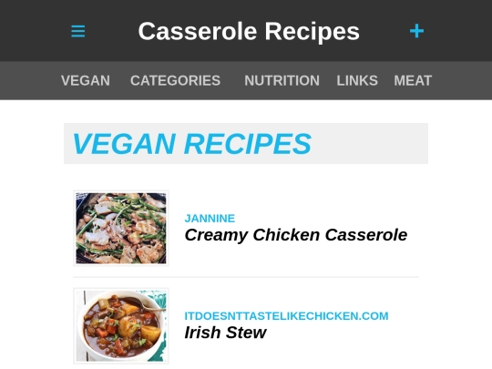 xxx-casseroles screenshot