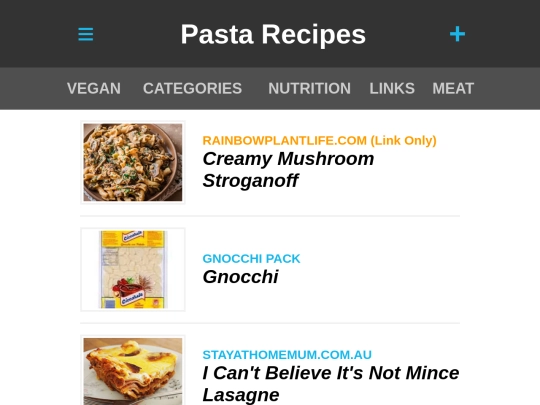 xxx-pastas screenshot