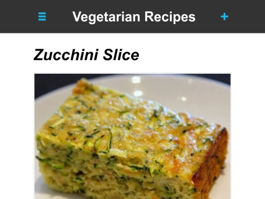 zucchini-slice screenshot