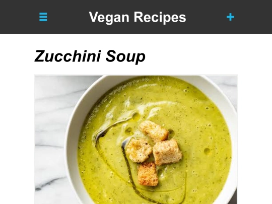 zucchini-soup screenshot