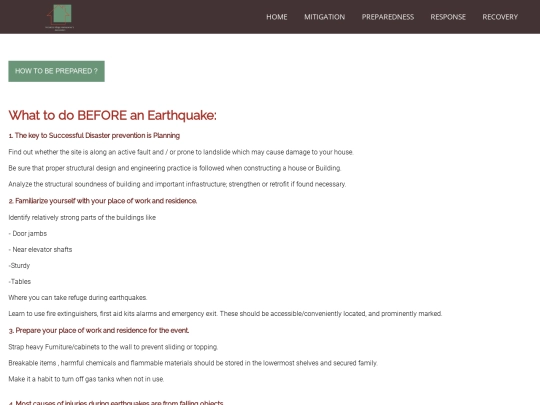 earthqauke screenshot