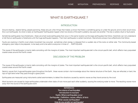 earthquake science screenshot