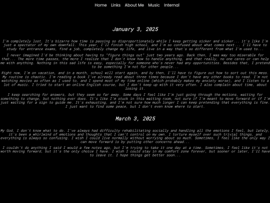 journal screenshot