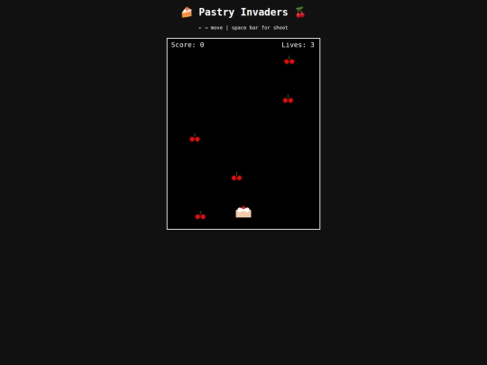 pastry-invaders screenshot
