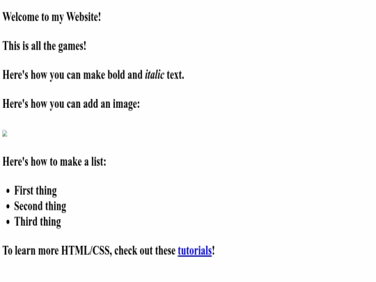 index screenshot