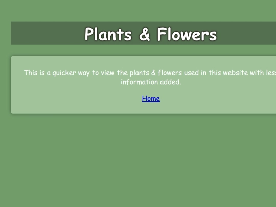 PlantsFlowers screenshot