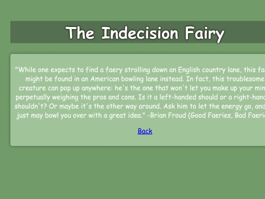 TheIndecisionFairy screenshot