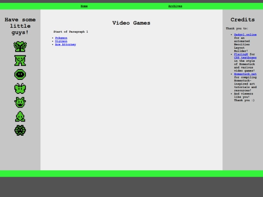 archive/videogames-archive screenshot