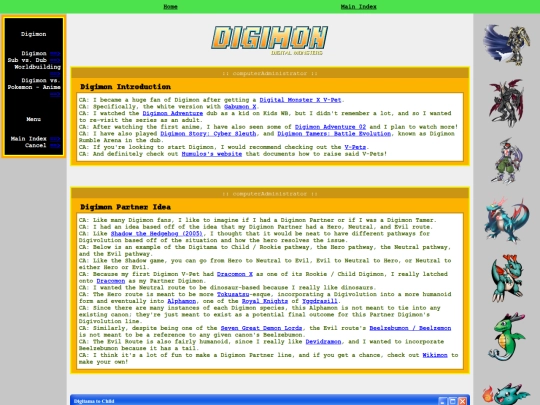main/digimon screenshot