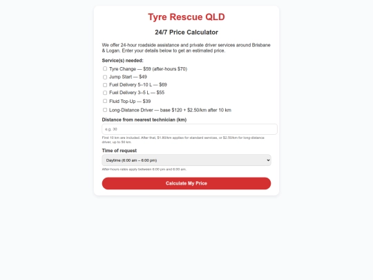 tyre_rescue_calculator_v3 screenshot