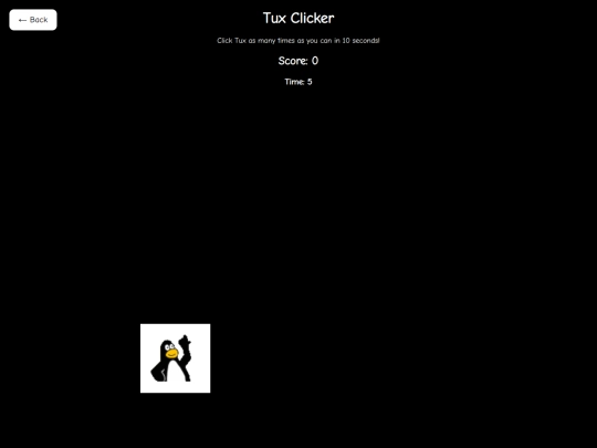 tux-clicker screenshot