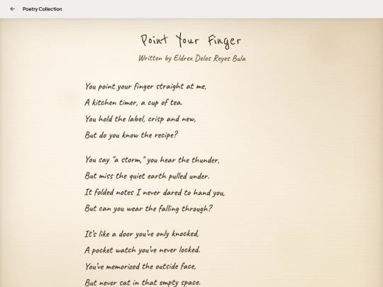 poem/point-your-finger screenshot