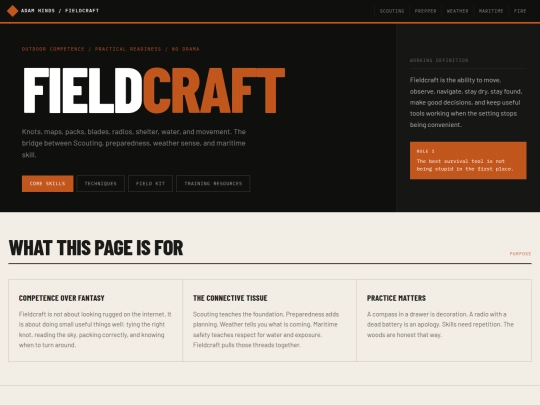 fieldcraft screenshot