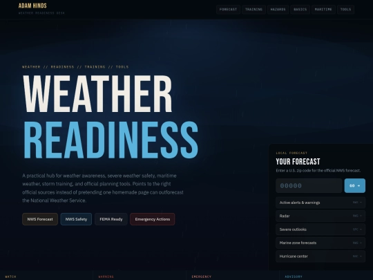 weather screenshot
