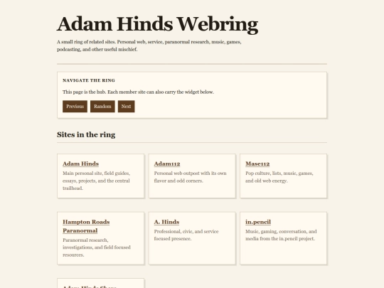 webring screenshot