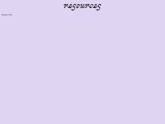 resources screenshot
