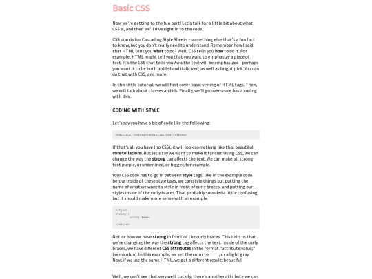tuts/basic_css screenshot