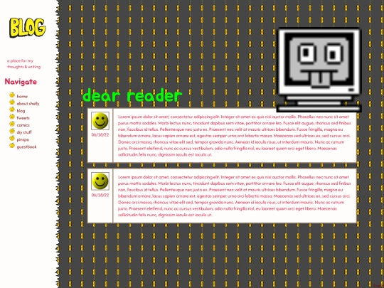 blog screenshot