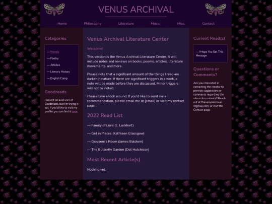 literature screenshot