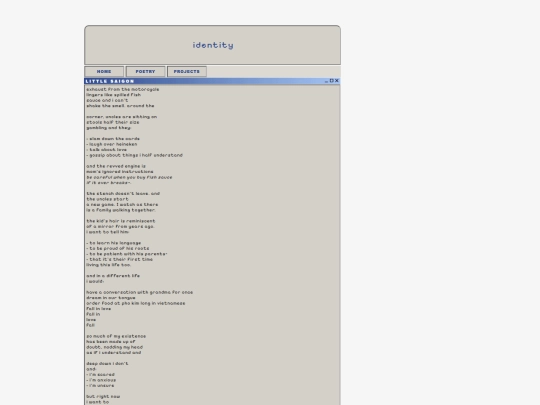 identity screenshot