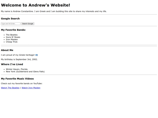 index screenshot