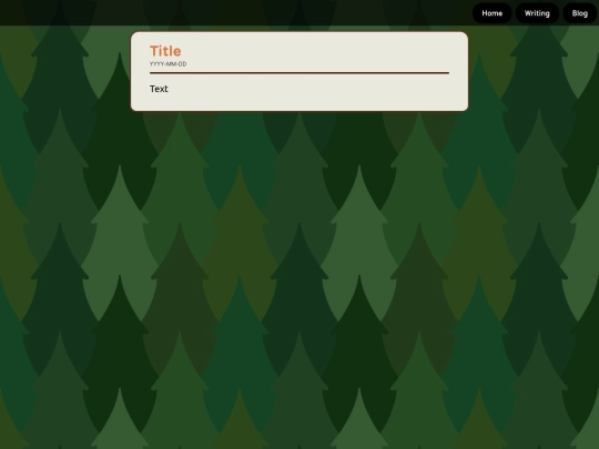 blog/template screenshot