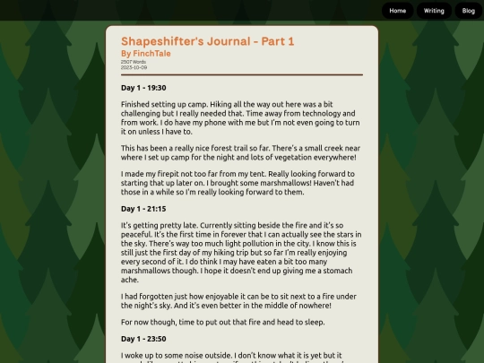 writing/shapeshiftersjournal screenshot