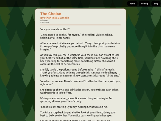 writing/thechoice screenshot