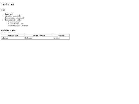 Test screenshot