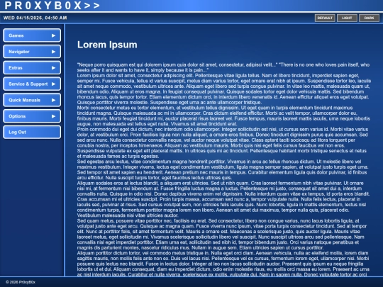 index screenshot