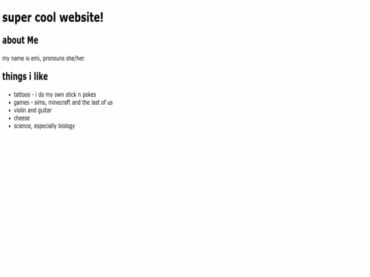 index screenshot