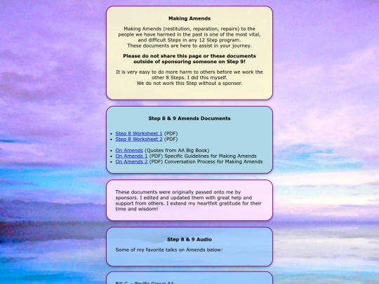 pages/On_Amends screenshot