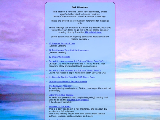 pages/SAA_Literature screenshot