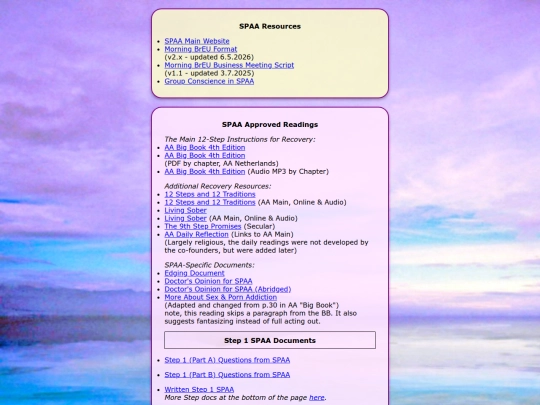 pages/SPAA screenshot