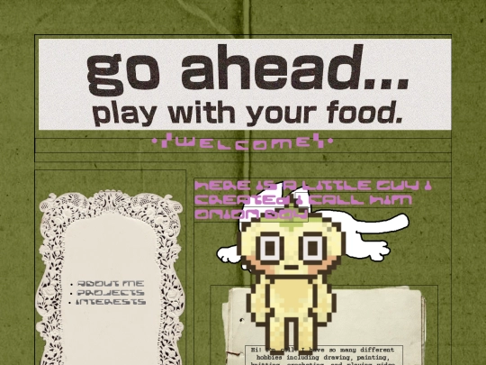 my fun website screenshot
