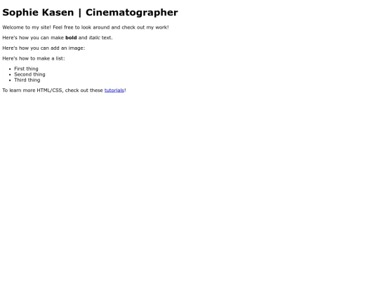 index screenshot
