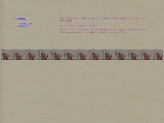 writings screenshot