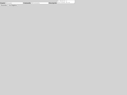 RemenberPass screenshot