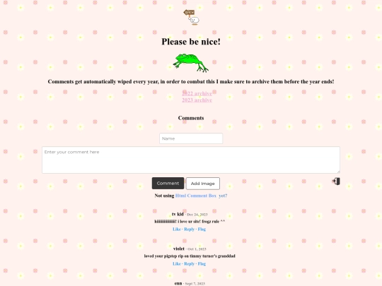 sites/guestbook screenshot