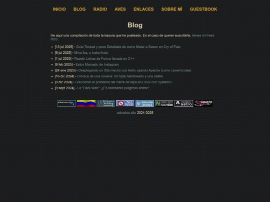 blog screenshot