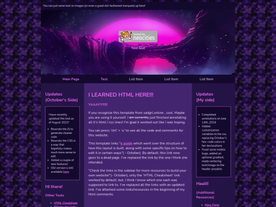 AnnotatedTemplate screenshot