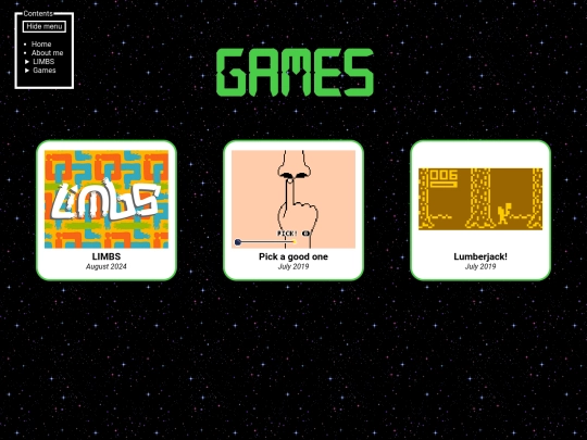 games screenshot