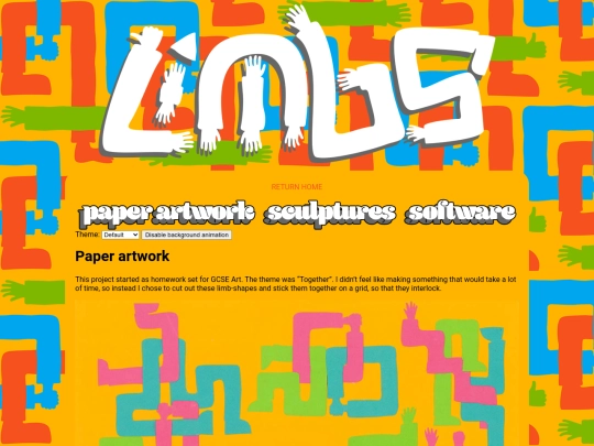 limbs/paper screenshot