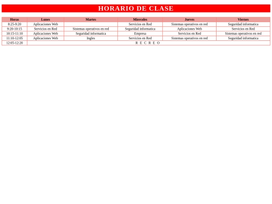 diezp/horarioclase screenshot