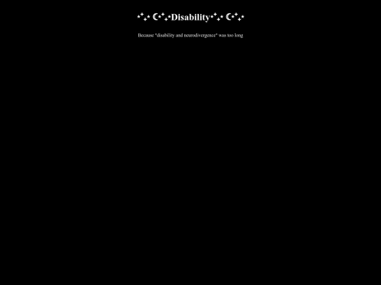 Disability screenshot