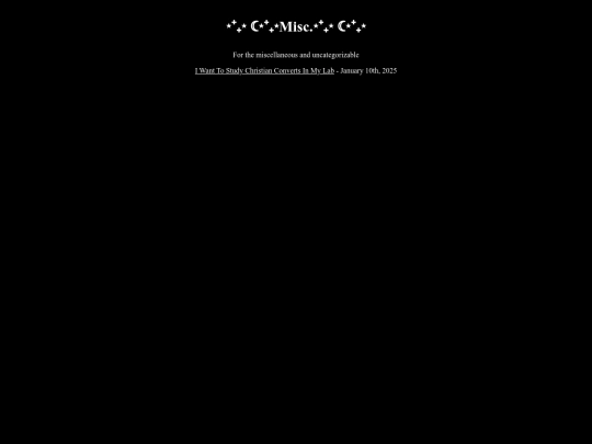 Misc screenshot