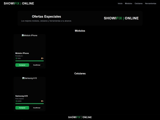 index screenshot