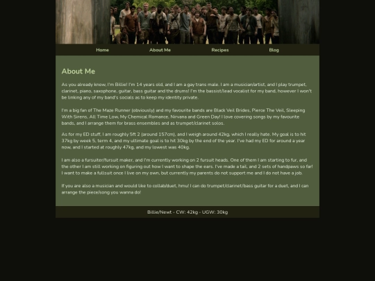 about-me screenshot