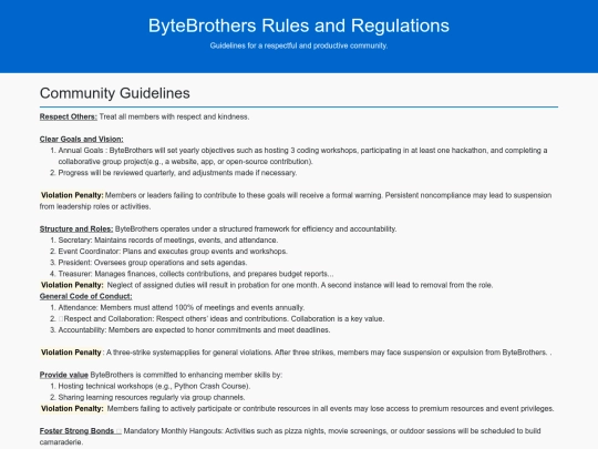 rules screenshot