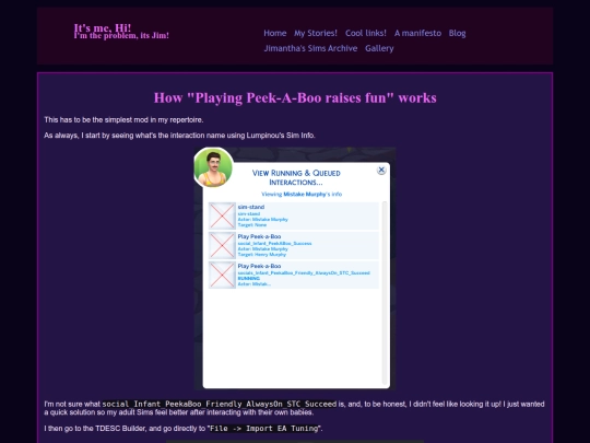 Sims content/Sims 4 Modding/HowPlayingPeekABooisFunWorks screenshot